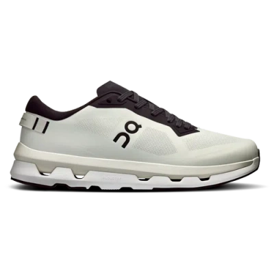 On Lace-up Low-cut Sneakers In White/black