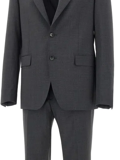 Tagliatore Single-breasted Suit In Grey