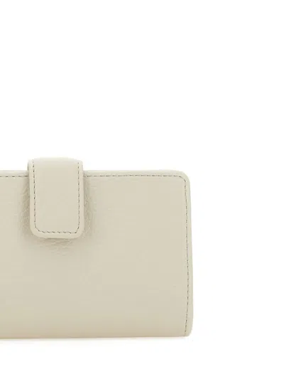 Gianni Chiarini Leather Wallet In Neutrals