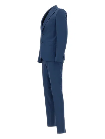 Ungaro Single-breasted Suit In Blue