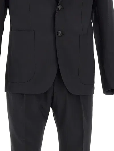 Tagliatore Single-breasted Suit In Black