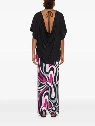 Pucci Marmo-printed High-waisted Maxi Skirt In Multi