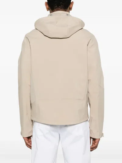 Paul & Shark Aguaviento Typhoon Jacket In Neutrals