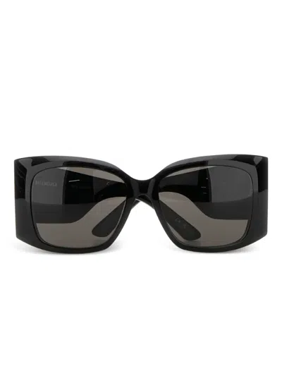 Balenciaga Square Xl Sunglasses In Black