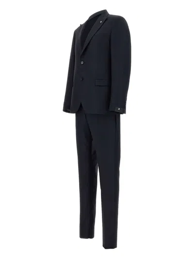 Manuel Ritz Single-breasted Suit In Blau