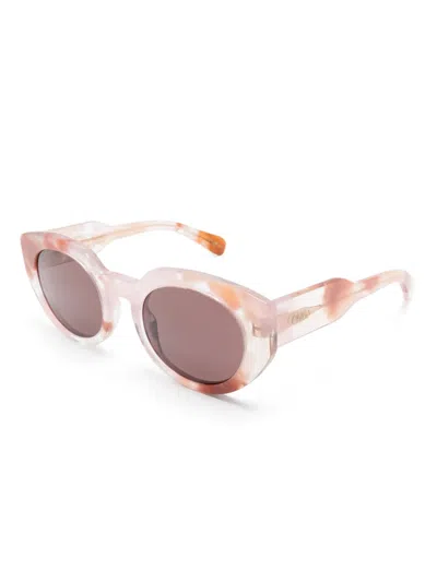 Chloé Gayia Sunglasses In Pink