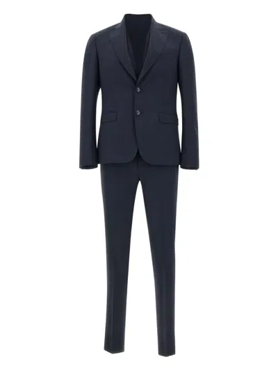 Ungaro Wool-blend Suit In Blau