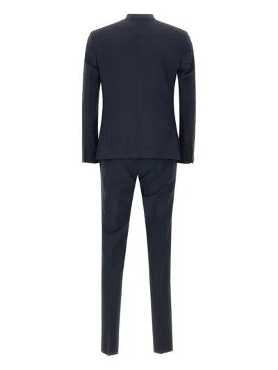 Ungaro Wool-blend Suit In Blau