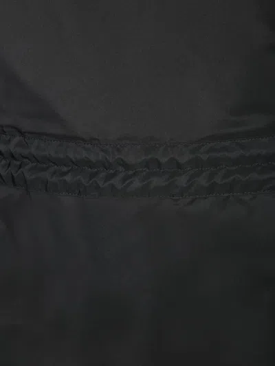 Moncler Robe Longueur Genou En Coton In Black