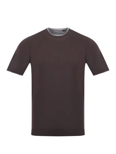 Jeordie's Jeordies Cotton T-shirt In Brown