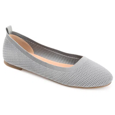 Journee Collection Journee Women's Maryann Medium And Wide Width Dress Flats In Grey