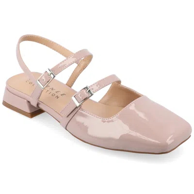 Journee Collection Journee Womens Gretchenn Wide Width Flats In Gold