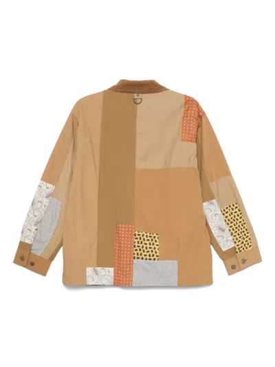 Comme Des Garçons Homme Deux Patchwork-design Jacket In Multi