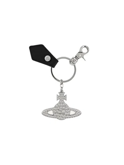 Vivienne Westwood Keychain "orb" In Black