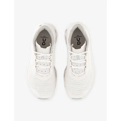 On-running Mens White White Cloudmonster Void Mesh Low-top Trainers In White White
