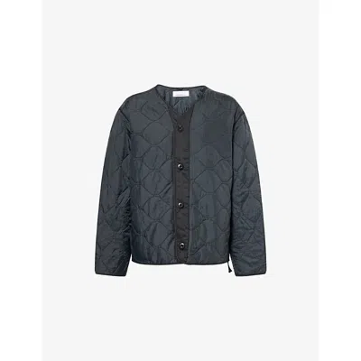 Peacemaker Mens Black Quilted Combat Liner Nylon Jacket Xl