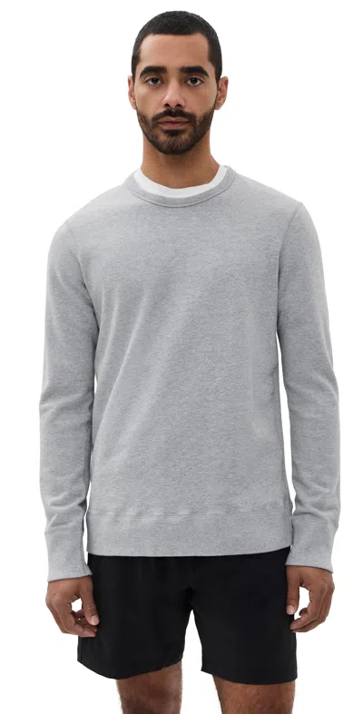 Reigning Champ Midweight Terry Standard Crewneck Sweatshirt In Gray