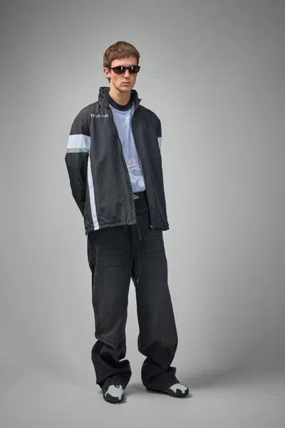 Prototypes Backless Tracksuit Jacket In Gray