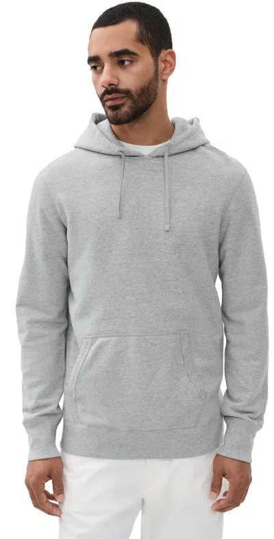 Reigning Champ Classic Fit Handcrafted Midweight Terry Hoodie In Hgrey