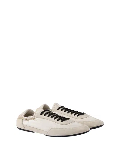 Prada Collapse Re-nylon Suede Sneakers In Neutral
