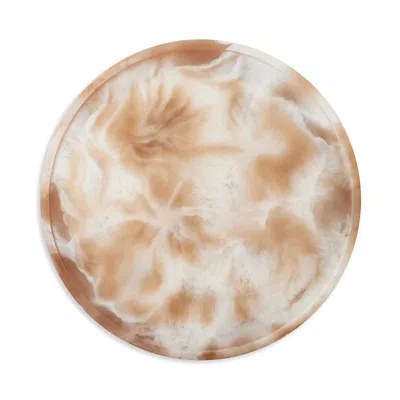 Blue Pheasant Hugo Swirled Lazy Susan, 18 In Brown Swirled