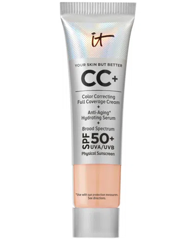 It Cosmetics Cc+ Cream With Spf 50+ Travel Size In Light Cool