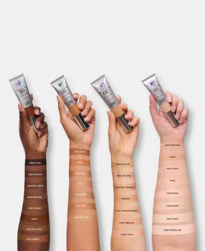 It Cosmetics Cc+ Cream With Spf 50+ Travel Size In Fair Porcelain