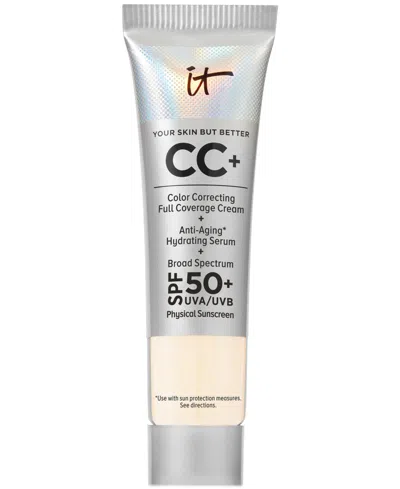 It Cosmetics Cc+ Cream With Spf 50+ Travel Size In Fair Ivory