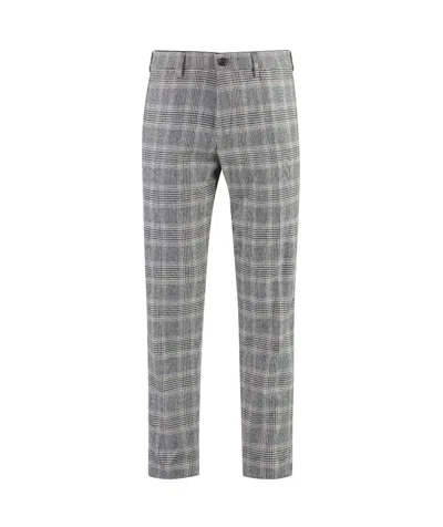 Department Five Setter Chino Pants In Wool Blend In Gray