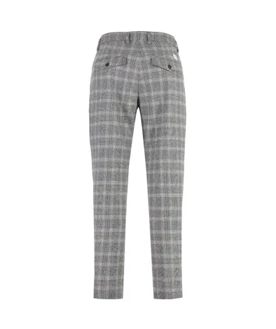 Department Five Setter Chino Pants In Wool Blend In Gray