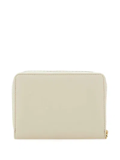 Gianni Chiarini Grained-leather Wallet In Neutrals