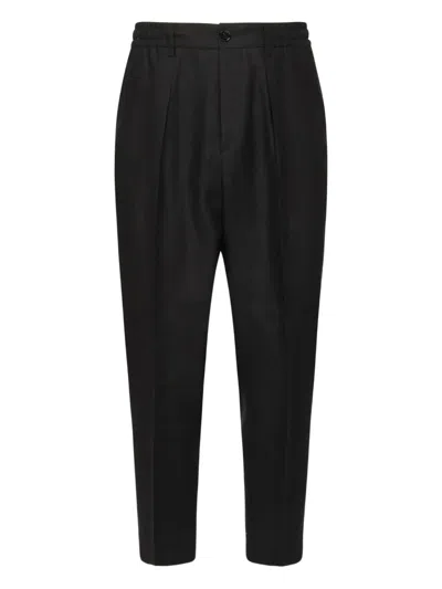 Be Able Blended Virgin Wool Trousers In Black