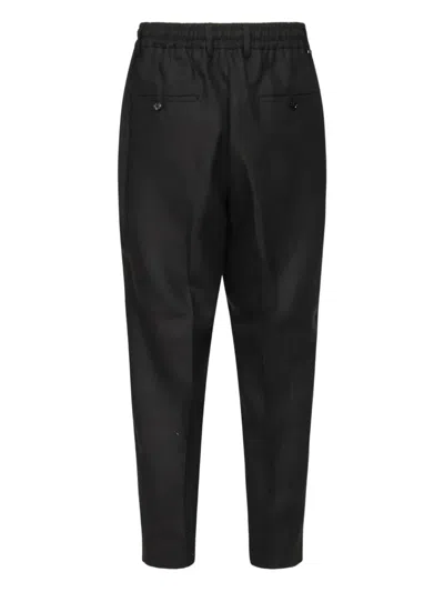 Be Able Blended Virgin Wool Trousers In Black