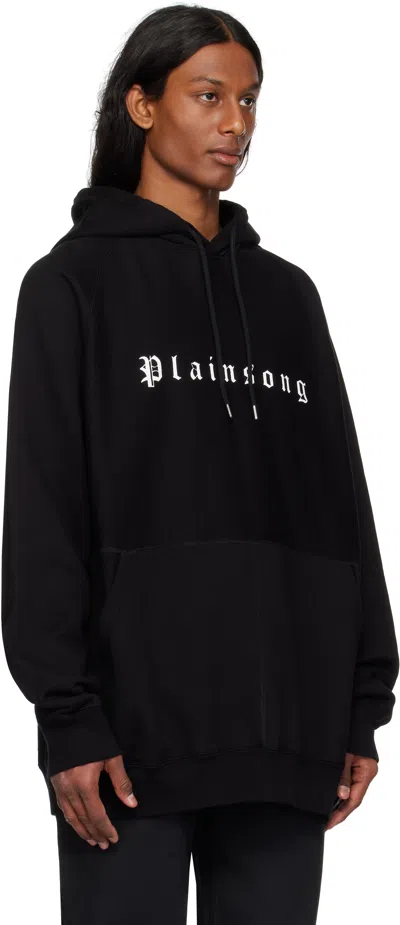Takahiromiyashita The Soloist Black Oversized 'plainsong' Hoodie In Black