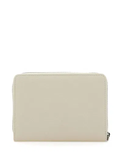 Gianni Chiarini Grained-leather Wallet In Neutrals