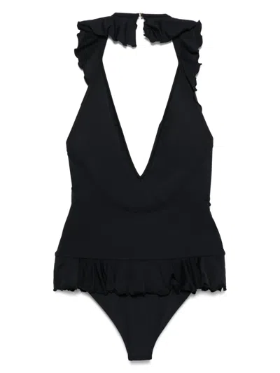Chloé Chloe Black Stretch Nylon Swimsuit