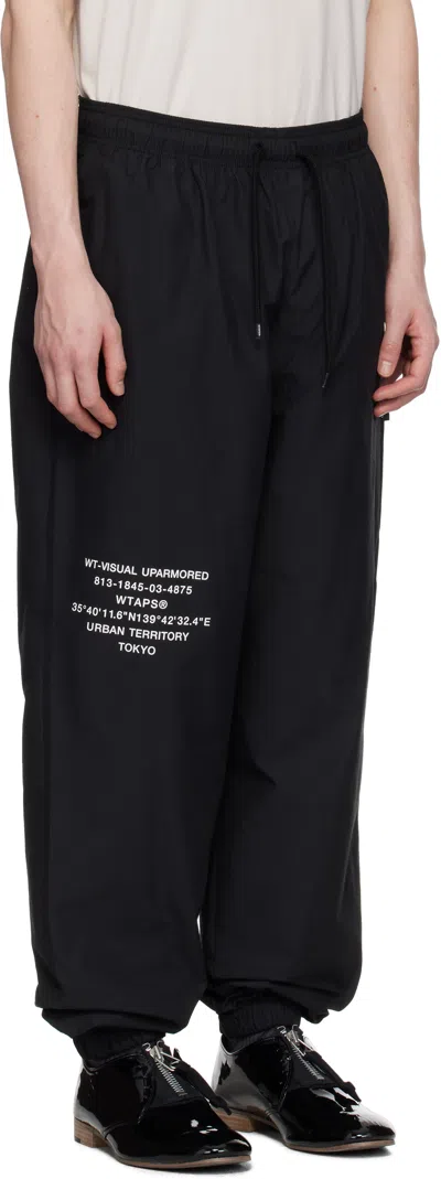 Wtaps Black Spst2002 Lounge Pants In Black