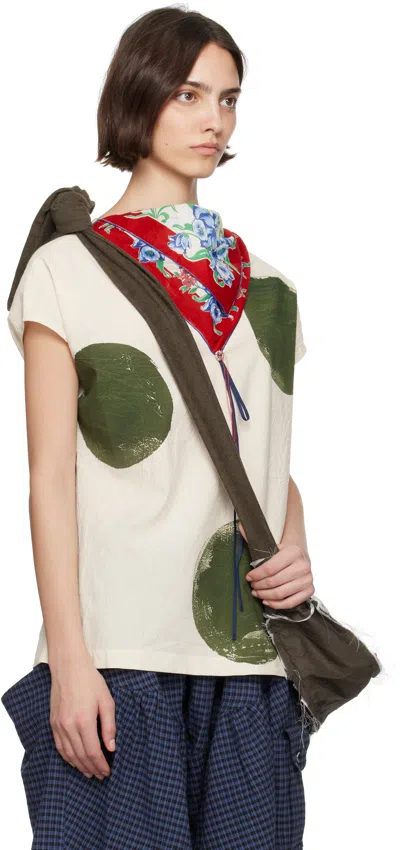 Sc103 Beige Mirror T-shirt In Multi