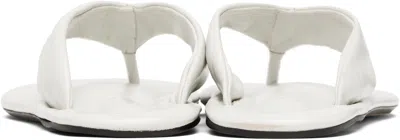 By Far White Dasha Flip-flops In Wh025 Burrata