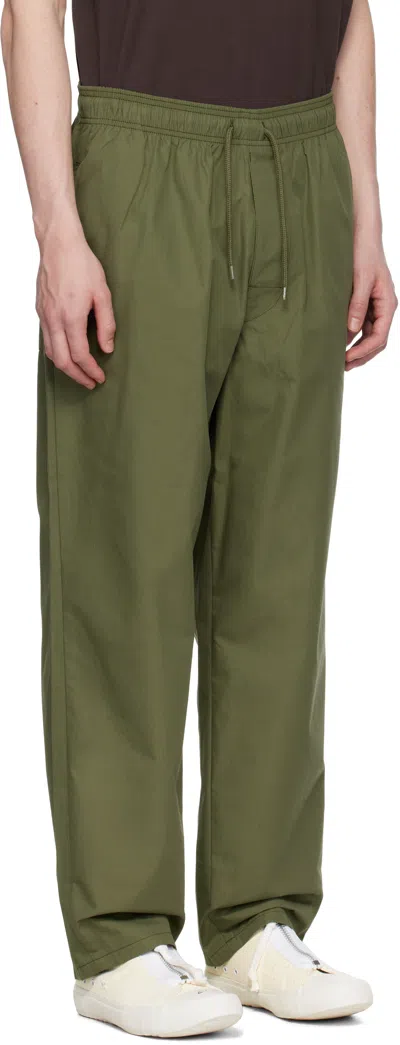 Wtaps Khaki Sddt2001 Trousers In Green