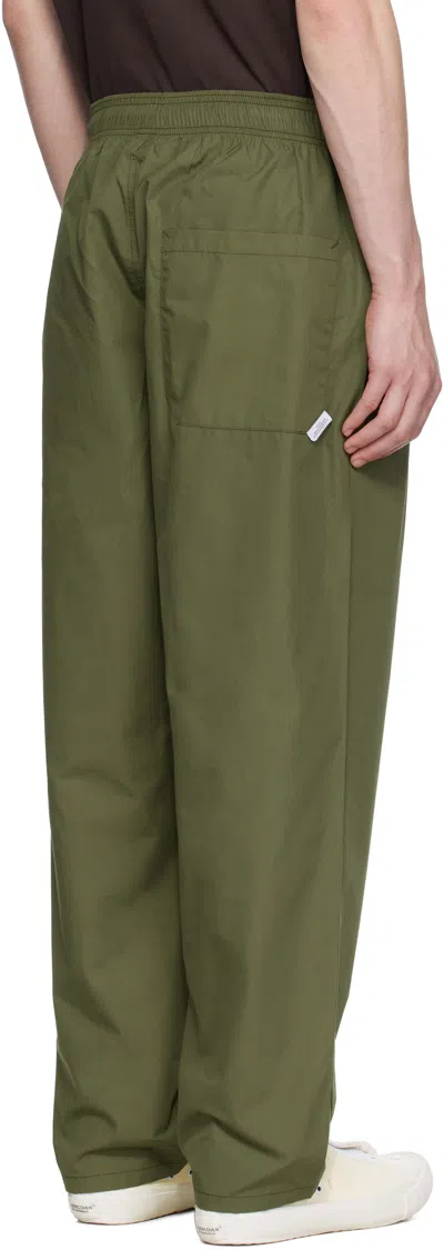 Wtaps Khaki Sddt2001 Trousers In Green