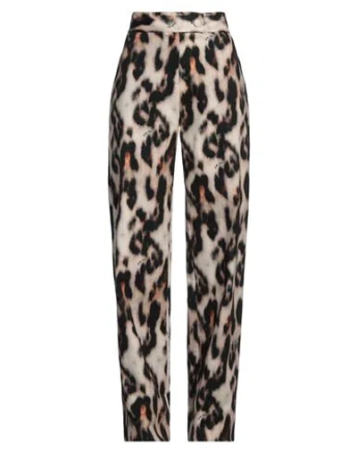 Gaelle Paris Gaëlle Paris Woman Pants Beige Size 4 Cotton, Elastane