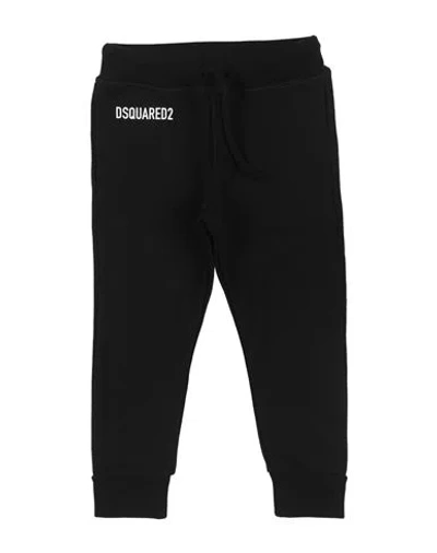 Dsquared2 Toddler Boy Pants Black Size 6 Cotton In Black