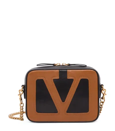 Valentino Garavani Viva Superstar Leather Crossbody Bag In Multi