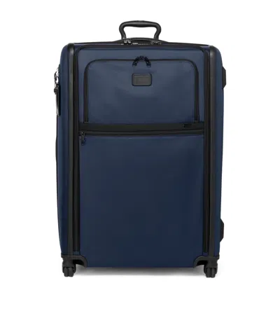 Tumi Alpha 3 Extended Trip Expandable 4 Wheel Check-in Suitcase In Blue