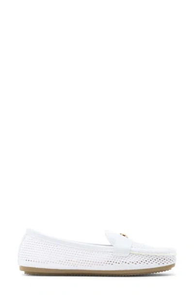 Gloria Vanderbilt Knit Penny Loafer In White