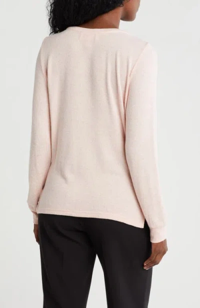 By Design Mavis Zip Pocket Pullover In Neutral