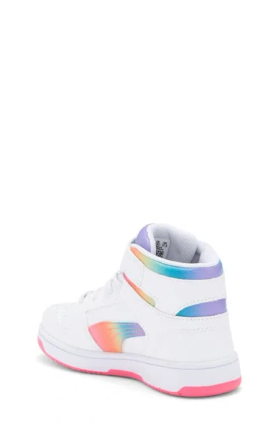 Puma Kids' Rebound Layup Sneaker In  White-magic Rose