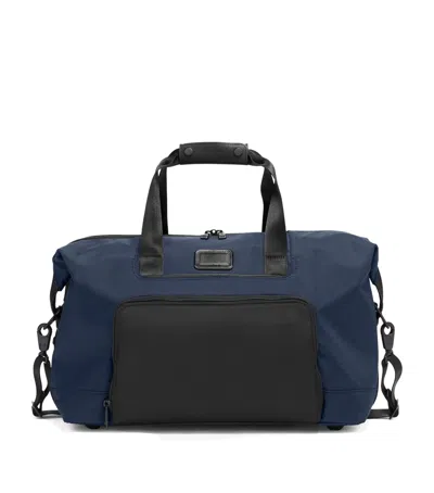 Tumi Alpha 3 Double Expansion Satchel Bag In Blue