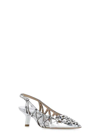 Ash Bizarre Silver Sandal In Silver